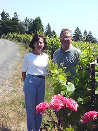 Paul and Vicki Michalczyk of Hawk Hill Vineyard